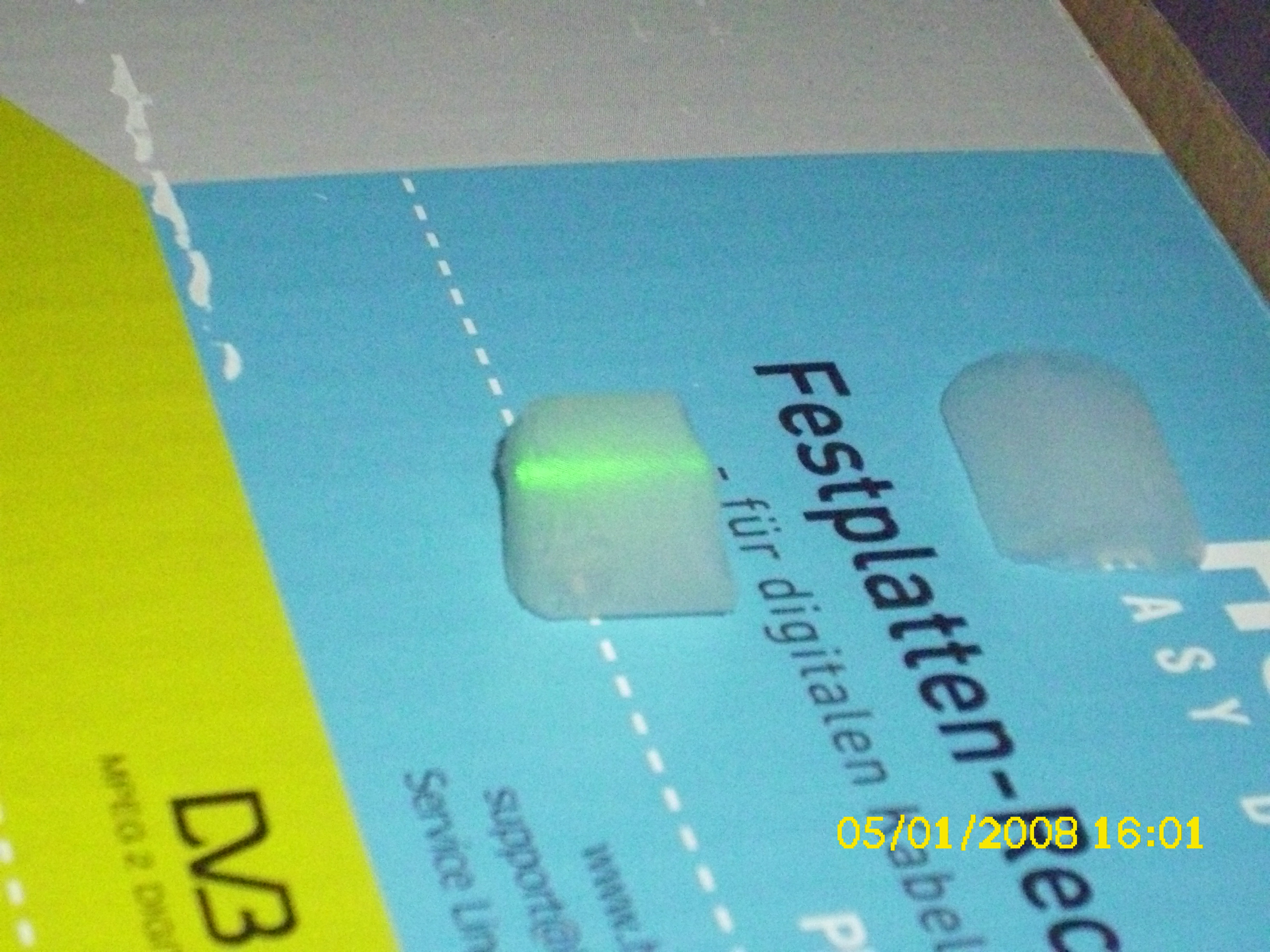 Gruener Laser durch Aerogel